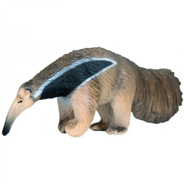 히아우본 4.2인치 수지 개미핥기 미니어처 실제 야생 동물 모형 고체 모의 실험 야생 동물 복제 개미핥기 1