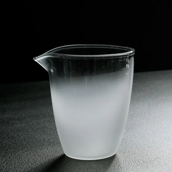 옛 망그 운무 유리 찻주전자 고온내성 단주전자 서시 주전자 가정용 쿵쿵 다기 뚜껑 찻잔, 유리 스모크 도컵210ml