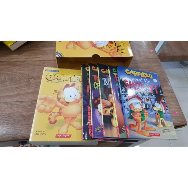 [개똥이네][중고-최상] GARFIELD 챕터북 시리즈 (전5권)(영어학습용)(CD5장포함