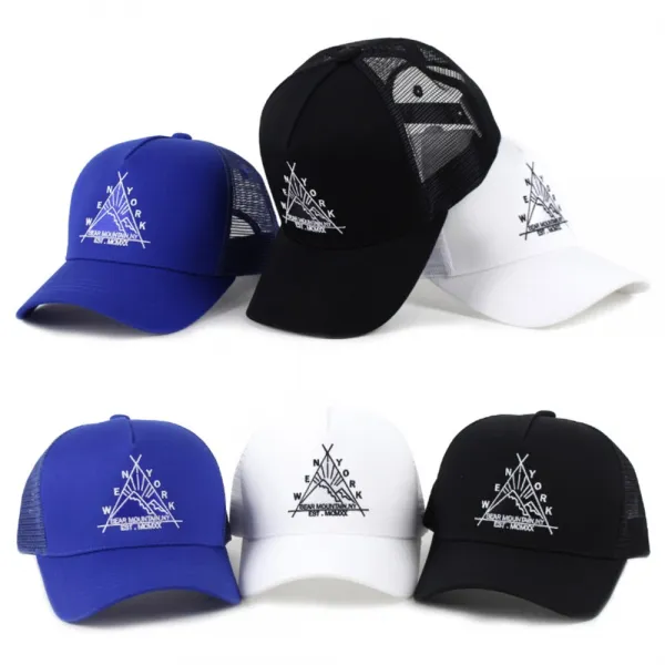  달밤 마운틴 베어 메쉬캡 스트릿룩