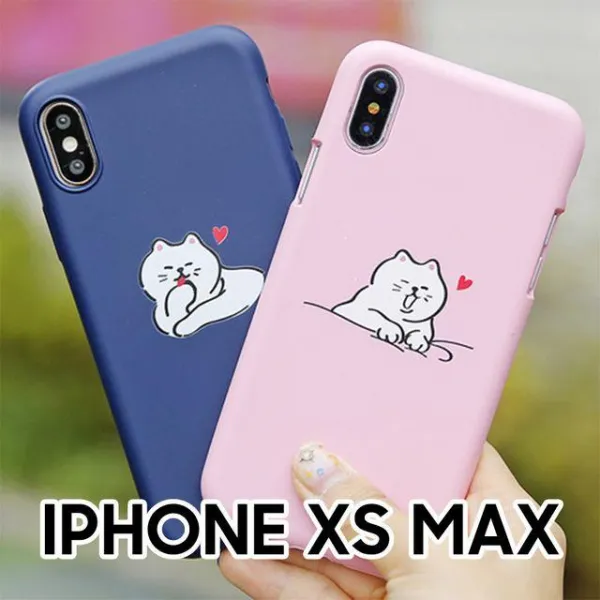 Ysg037287뚱냥이 아이폰xs Max 실리콘 케이스