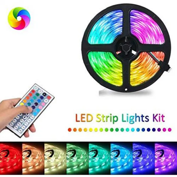 L-E-D Strip Lights 10M 3528 RGB String Tape+44 Key IR Remote/14186436, 상세내용참조