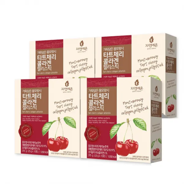 자연에온 가득담은 몽모랑시 타트체리 콜라겐 젤리스틱, 25g, 60개입