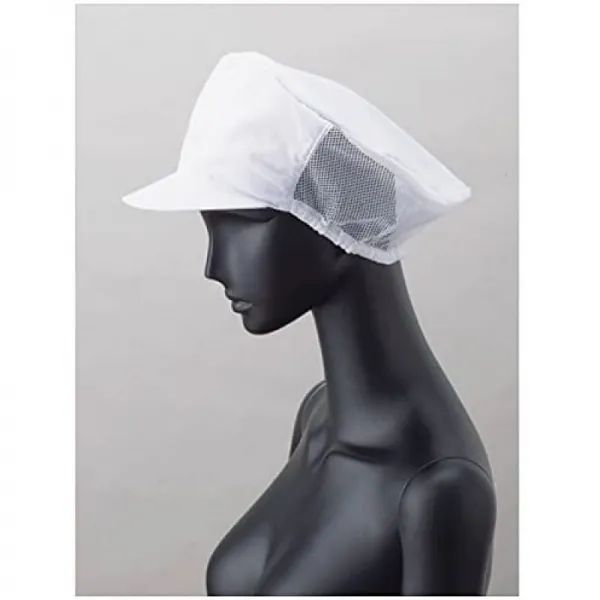 산 쿠스 경악 플랜지 붙이 여성 모자 메쉬 부착 (화이트) US-2653 폴리 에스테르 55 % 면 45 % 중국 SBU1, 단일상품