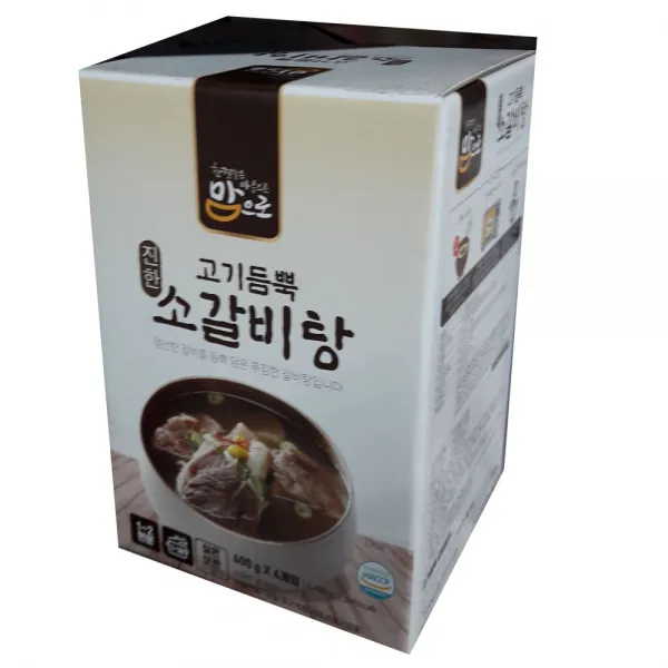 맘으로 고기듬뿍 진한 소갈비탕 600g x 4개입, 단품