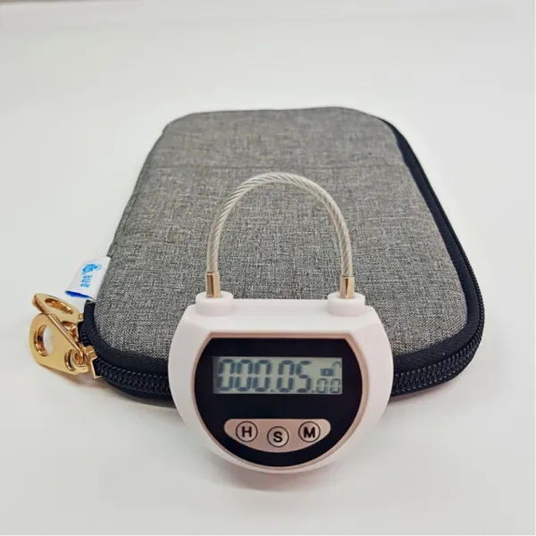 [공나루] 반원 공신자물쇠 CXP-896 금욕금고 상자 수험생 선물, 01_화이트 반원공신자물쇠(CXP-896)