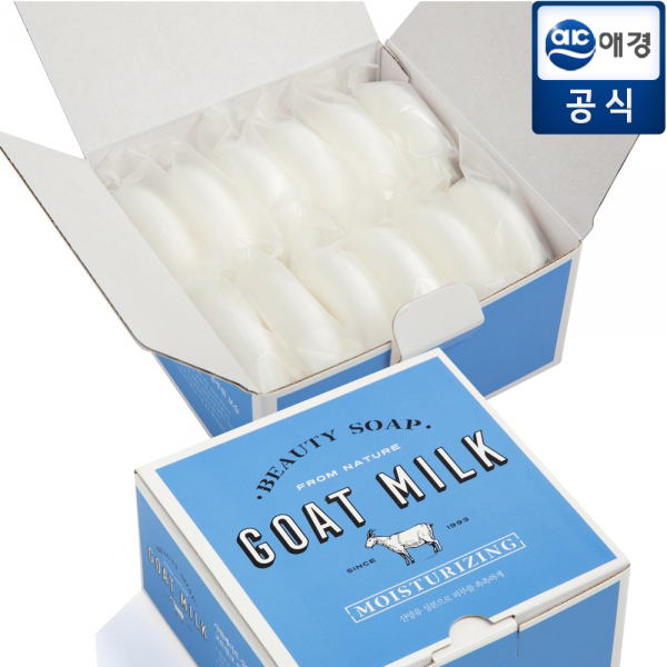 샤워메이트 산양유 비누 화이트, 90g, 12개입
