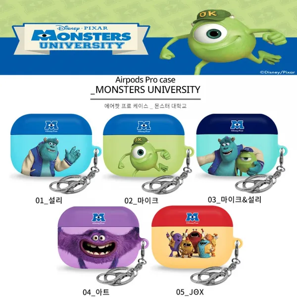 디즈니 몬스터 대학교 에어팟 프로케이스 아, 아트, 캐릭터
