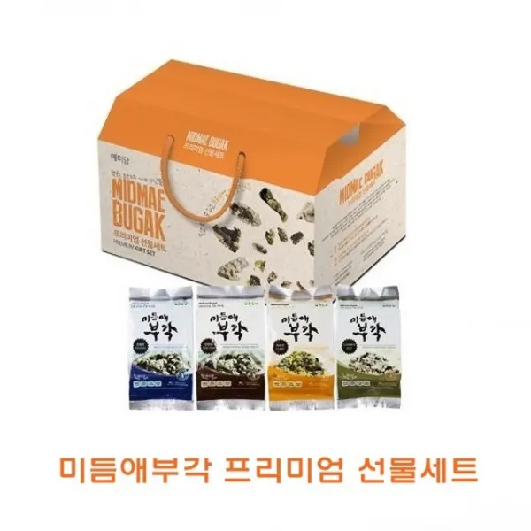 314 넘노상회 / 미듬애부각 프리미엄선물세트 오징어젓 김치 마른반찬 혼합반찬/반찬세트 단일 수량