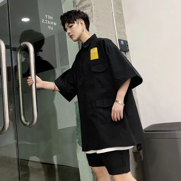 [제로의옷장]남자반팔셔츠 남자반바지 세트MB0530L07