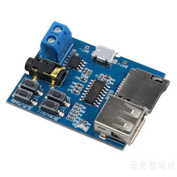 kebidu1pcs TF 카드 U 디스크 MP3 체재 디코더 널 단위 증폭기 오디오 선수, 상세내용참조