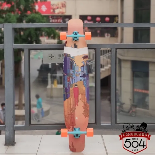 해외상품 스케이트보드 롱보드 우주 47in Universe 오심과 25279 05.트리 진화 이화 노화 Ii