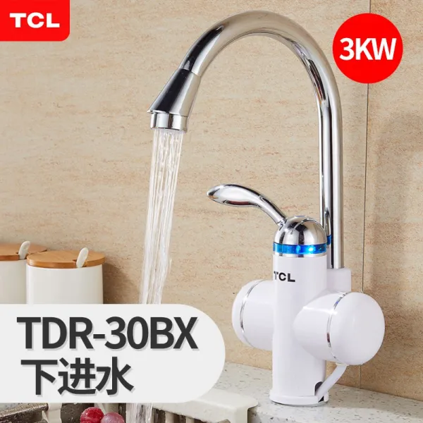 가정용수도꼭지핸들 TCL 속히 덥다 즉열식 고속 과수도열 가열 주방 키친 보물 수기, 화이트