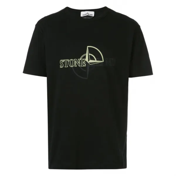  Pji 19fw 스톤아일랜드 711523381 V0029 로고 반팔 티셔츠