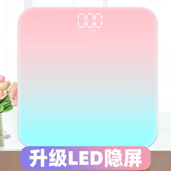 Others 가정용 전자 저울 정확 하 다 내구성 인체 여자 기숙사 소형 중량 계 고 정밀도 충전 가정 체중계 극광 변화 전지 상세페이지 참조 상세페이지 참조