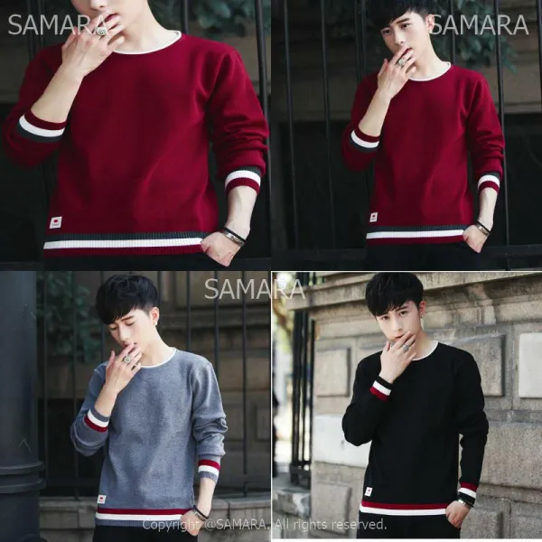 Qterra 특허브랜드 소프트 라운드 긴팔티 풀오버 니트 루즈핏 스웨터