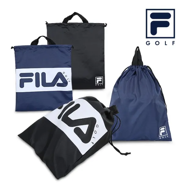 휠라골프 휠라골프 FILA 슈즈백 신발주머니_공용_4종 택1, 빅로고_네이비
