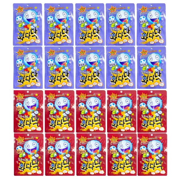 빅 입속에서 와다닥 캔디 콜라향10개+포도향10개, 1세트