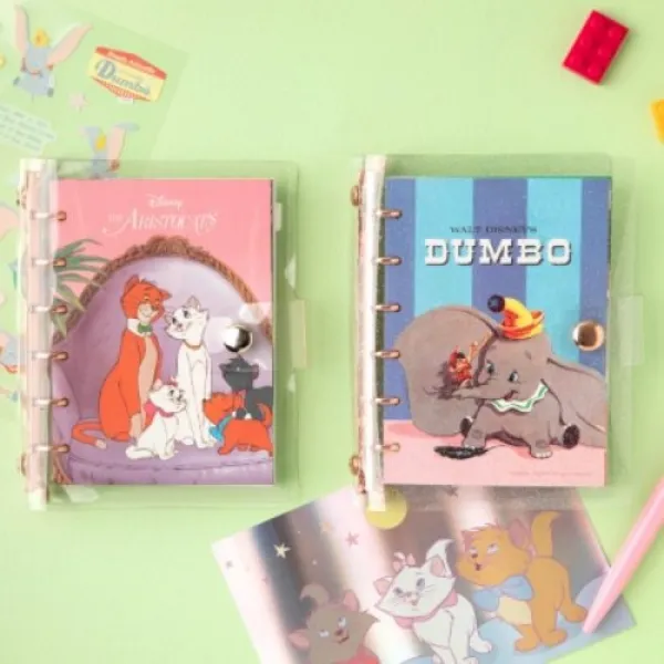  텐바이텐 디즈니 포스터 6공노트 B7 로즈골드링 6공 다이어리 옵션선택 트윙클