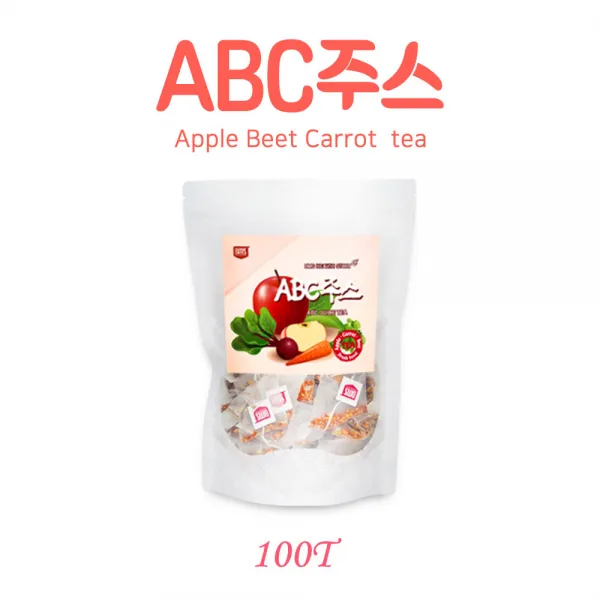 BMS abc주스 분말 가루 티백 에비씨쥬스 사과 레드비트 당근 물 워터 티 국내산 체지방 뱃살 효과, 1개, 150g