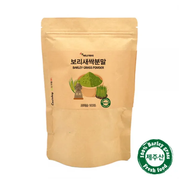 에너데이 제주 보리새싹 뿌리 포함 분말 폴리코사놀 금속성이물질불검출 2개 300g