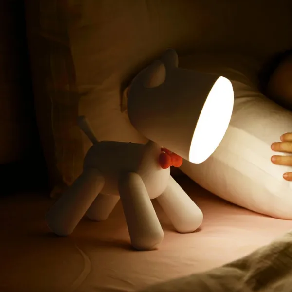 Waggy 퍼피 Led 무드등 취침등 조명등 인테리어등 화이트