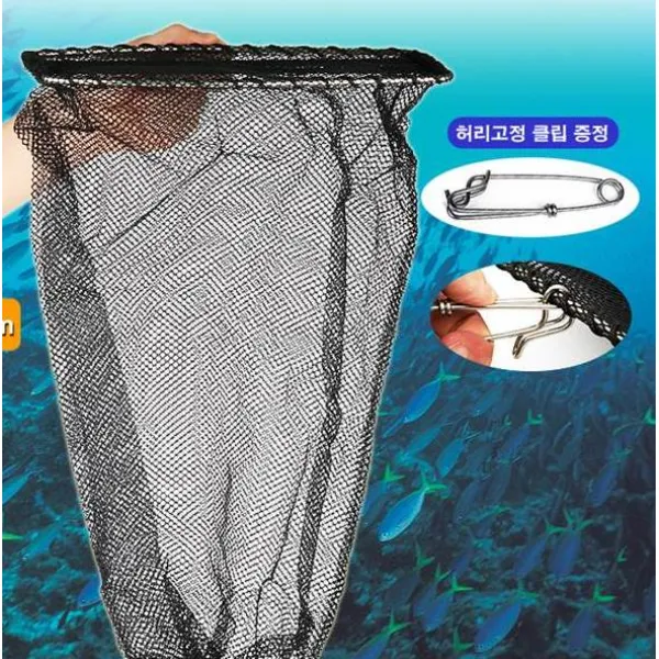 국내제작 무인도 스쿠버 채집망/채집망/스킨스쿠버/스쿠버용품/수영/작살 삼지촉/스노쿨링/꿰미/고무