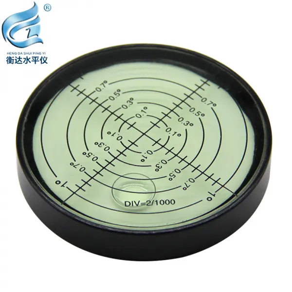 홈바디 원형수평기 금속 만상 몰탈 구슬을 고정밀도 기포 미혹 소형 십자 휴대, 60 *10mm (6부 /2mm 블랙