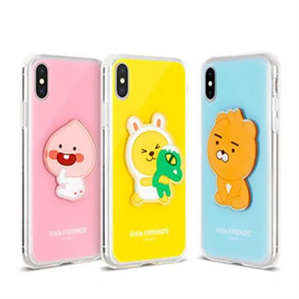 [갤럭시노트9] 카카오 리틀 프렌즈 크리스탈 케이스 SM-N960 어피치, 단일상품, 단일상품