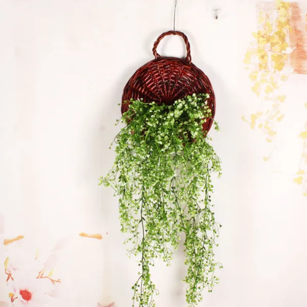 Apr.19 240번 등나무 벽걸이 바구니 버들 바구니 벽장식 화람 벽화분 벽화분 꽂기 추모제부상을 당하다Z, 작다., 버 들 가지