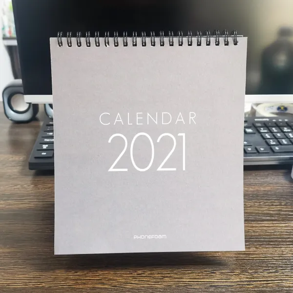 폰폼 2021년 탁상용 달력 / 캘린더 1개