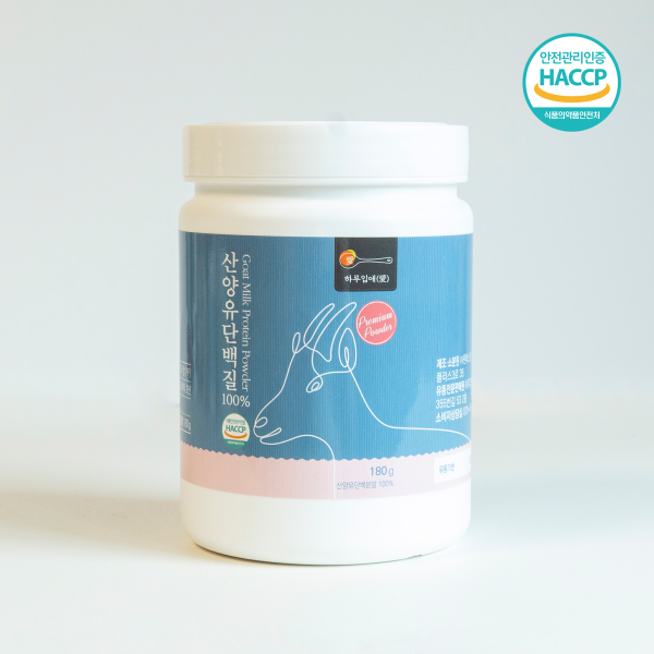 하루입애 산양유 단백질 분말 100% 가루 파우더 180g 스푼증정, 1통(스푼증정), 180g