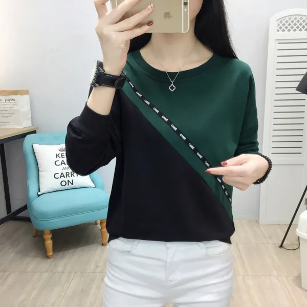 오팔오오팔 여성 가을 루즈핏 면티셔츠 캐주얼 면티 편한면셔츠10 OGL10 586580416785