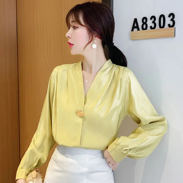 에세샵 셔츠 우먼 복고 항 미 디자인 봄가을 패션 소심 기 탑 소중