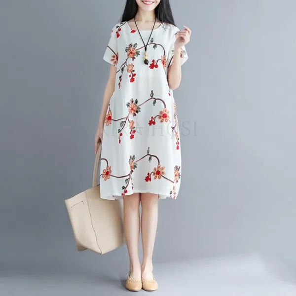 kirahosi 여성 린넨 원피스 캐주얼 롱원피스 데일리룩 + 스마트스트랩 증정 96호 Afyda0