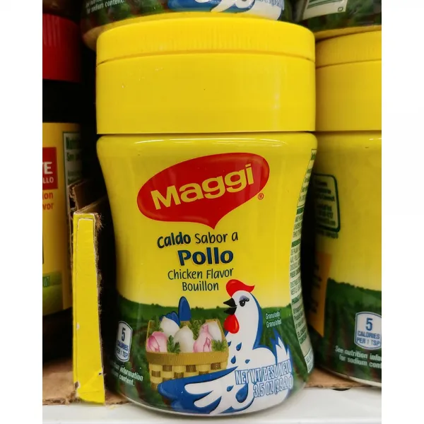 Maggi Chicken Flavor Bouillon 치킨 부용 3.5oz(99.2g) 8팩, .개