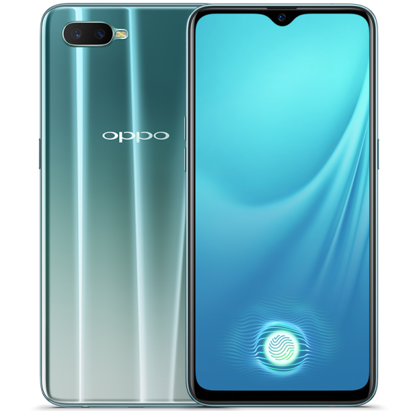 OPPO K1 휴대전화 효룡 660 광감광판 지문물방울스크린전망통 (6G+64G) 은광록, 단일상품