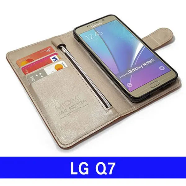 미쁘다 Lg Q7 Mdm엣지 지갑 Q720 Q725 케이스 무료배송