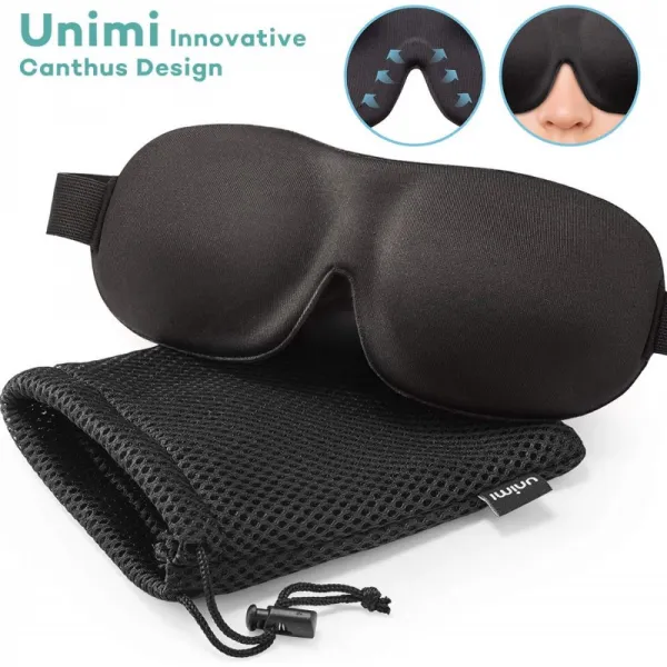수면 안대 여자와 남자를위한 Unimi 잠 가면 격상 된 윤곽선 3D 눈 가면 눈 덮개 안락한 잠 가면 당신, 1