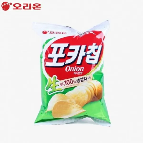 정배몰 1500포카칩어니언 10봉기획세트 바삭한생감자칩 감자스낵, 1
