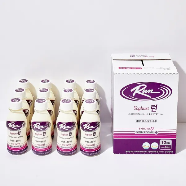  메가마트 신앙촌 농후발효유 런 요구르트 120ml*12 1개