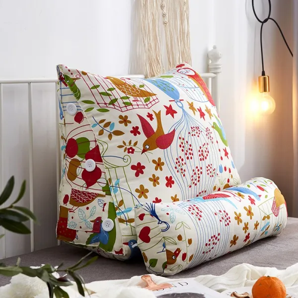 등받이쿠션 삼각쿠션 머리쿠션 침대위의자 침대헤드 등받이 Ins바람 핫아이템 편안한 북유럽식 C27 환호