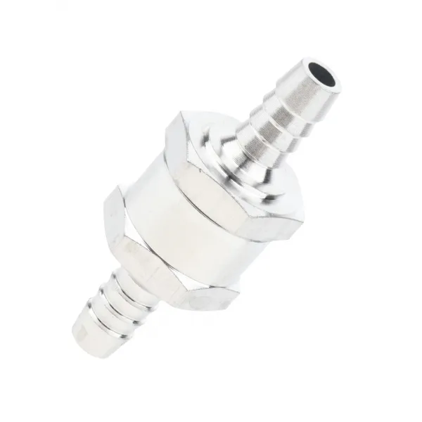 JC 8mm / 0.3inch 연료 비 반환 편도 체크 밸브 가솔린 디젤 알루미늄, 1개