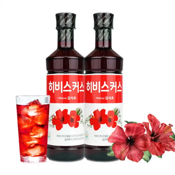 광야식품 히비스커스 감식초 발효식초, 2개, 500ml