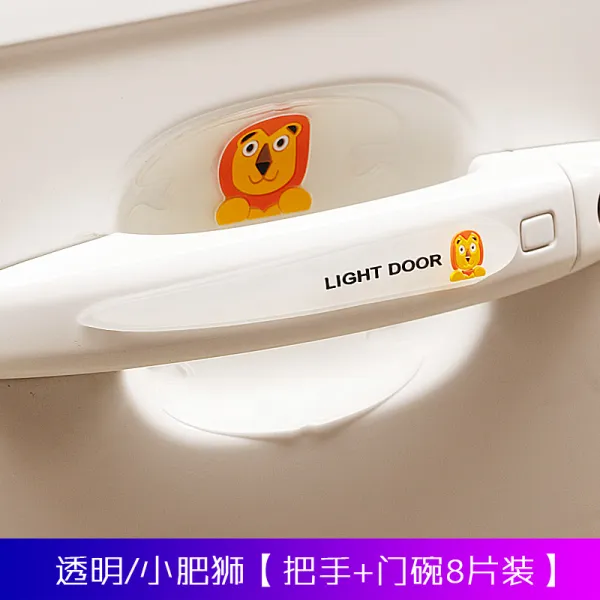 블랙 테크 자동차 보호막 혼다 크브 어코드 도어 핸들 스티커 손스림 방지 스크래치 볼, 투명 손잡이 문접시 8피스 룩