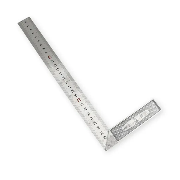 제도용자 목공 스틸각도자 직각자 알루미늄합금 삼각자 스테인레스 국다용도 90도 강판 인치 45도 고정밀도, T03-곱자 L스타일 300MM