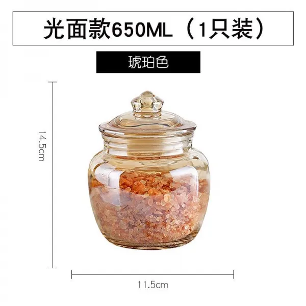 다관 내열 물에 잠기다 김치 유리 밀봉병 광구 있음 뚜껑 큰사이즈 휴대 미니 육각 패션 푸르트 4740388708, 주인이 밀다 천 하이