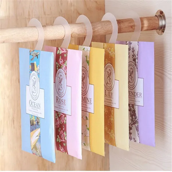 신상 천연 순식물장롱 냄새 제거용 벌레 방지 곰팡이 방균 방충 장롱 신발장 라벤더 훈제 포켓 장미 향기 포켓 10개 단일상품