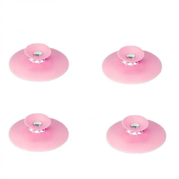 프렌드영 화장실악취제거 지루 기 뒷맛이 개운치 않다 탈취 벌레 주방 키친 밀대봉 실리콘 배수구, _바칸디핑크 （4개입 ）_