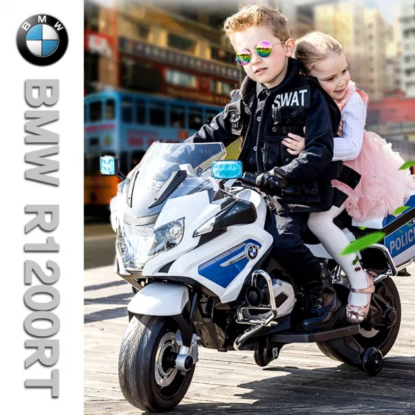 아이카랜드 BMW R1200RT유아전동오토바이 유아전동차 전동바이크, 화이트